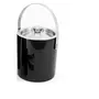 Dynore Stainless Steel Double Wall Ice Bucket 1500 ml with Ice Tong- Set of 2 Black Matt, 2 image