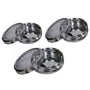Dynore Canisters 3 See through Belly Poori Dabba (Set of 2), 2 image