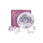 Dynore 9 pcs Silver Coated Puja Set