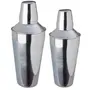 Dynore Stainless Steel Set of 2 Regular multisize Cocktail shakers- 500/750 ml
