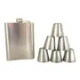 Dynore Hip Flask 7 oz with 6 Shot Glass (30 ml)