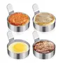Dynore Set of 3 Egg Ring/Pancake/Egg Muffins Benedict with Handle, 6 image