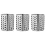 Dynore Stainless Steel Leaf Hole Cutlery Holder (Set of 3)