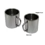 Dynore Set of 2 Double Wall Big Sober Tea/Coffee Mugs, 2 image