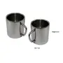 Dynore Set of 2 Double Wall Small Sober Tea Cups, 2 image