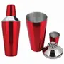 Dynore Maroon Color Cocktail Shaker - 750 ML, 2 image