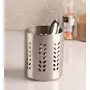 Dynore Stainless Steel 3 Pcs Table Combo- Napkin Holder, Tooth Pick Holder and Cutlery Holder, 2 image