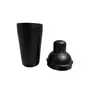 Dynore Stainless Steel Black Matte Cocktail Shaker of 750 ml Black, 2 image