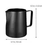 Dynore Stainless Steel Black Matte Milk Jug 600 ml, 2 image
