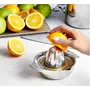 Dynore Stainless Steel Lime Juicer/Orange Juicer- Set of 2, 3 image