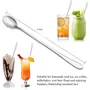 Dynore Stainless Steel 6 Pcs Soda Spoons/Bournvita/Horlicks Spoon/Milkshake Spoon/Bar Spoon 8 inch- Set of 6, 2 image