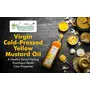 Farm Naturelle - Virgin Cold Pressed Yellow Mustared Seed Cooking Oil ( FSSAI Certified | True cold pressed) -1 Ltr with ( 55g x 2 )Tulsi Ginger Honey Added Value, 5 image