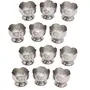 Dynore Set of 12 Lotus Ice Cream Cup/Soup Bowl