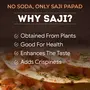 Spice Platter Sajji Chana Garlic Papad - 1600g Handmade Papad | Special Ziplock Packet | Pack of 4-400g Each (Chana Garlic), 4 image