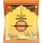 Spice Platter Crispy Chana Lahsun Papad - Authentic Rajasthani Flavored Handmade Papad)- Garlic Flavor- 400g Zipper pack