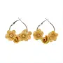 You & Yours Drop earrings Handmade Artificial flowers Jewelry (1 pair ) for girls women, 2 image