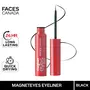 Faces Canada Magneteyes Eyeliner (Black 01 3.5 ml Matte Finish), 2 image