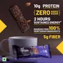 RiteBite Max Protein Daily Choco Almond 10g Protein Bar [Pack of 6] Protein Blend Fiber Vitamins & Miner No 100% Veg No Added Sugar - 300g, 3 image