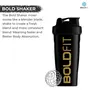 Boldfit Bold Gym Shaker Bottle 700ml Shaker Bottles For Protein Shake 100% Leakproof  Protein Shaker/Sipper Bottle Ideal For Protein Pre Workout And BCAAs & Water BPA Free Material, 6 image