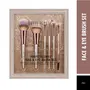 Swiss Beauty Premium Synthetic Bristle Professional Face and Eye Makeup Brushes Set with 6 makeup brushes | For Cream Liquid and Powder Formulation|, 2 image