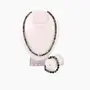 Aatm Gemstone Ruby Zoisite Beautiful Beautiful Charm Bracelet & Necklace (Beads Size - 7-8 mm) (Stone for Chakra Healing and Meditation), 2 image