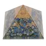 Aatm Energy Generator Lapis Lazuli Orgone Pyramid for EMF Protection Chakra Healing Meditation with Crystal and Copper (4 and 4 Inches), 2 image