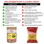 Delight Foods Sabudana Crackers 300g (Pure Groundnut Oil) | Healthy Snacks | Tapioca Crackers | Rajasthani Namkeen | Peanut Oil | No Preservatives, 6 image