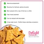 Delight Foods Baked Gud Papdi (Chips) with Sesame 300g | Healthy Diet Snacks | Jaggery Chips | Rajasthan Namkeen | Desi Ghee| No Preservatives, 4 image