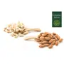 Evergreen Farms Californian Almonds and Fresh Whole Cashews Dry Fruits Combo (200 Grams Each-Total 400 Grams Pack), 3 image