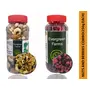 Evergreen Farms Natural Deluxe Healthy Dry Fruits Nuts and International Healthy Berries Combo Pack in Pet Jar (250 Grams Each-500 Grams Total), 2 image