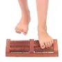 FA INDUSTRIES 4 wheel back massager foot feet massager 6 Rod (11x6x2 cm) for foot Brown colour (Only Massager Manufacturering), 3 image