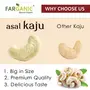 Farganic Premium Whole Asal Cashew Kaju Nuts Dry Fruits W240 (250 Gram), 2 image