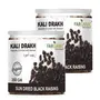 FARGANIC Black Raisins / Kaali Drakh Naturally Sun dried Daakh / Kismish Munakka (500 Gram)