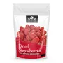 NATURE YARD Dried Strawberries - 400gm - Naturally Dehydrated Candied Strawberry dry fruit