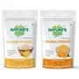 NATURE'S GIFT - FOR THOSE WHO CARE'S Banana Powder & Orange Fruit Powder -200 GM Each (Super Saver Combo Pack)
