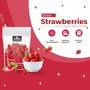 NATURE YARD Dried Strawberries - 400gm - Naturally Dehydrated Candied Strawberry dry fruit, 2 image