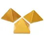 Nature's Crest Yellow Jasper Pyramid Natural Gemstone 1" 1 Pc for Metaphysical Energy Healing Meditation Chakra Reiki Tool Sacred Geometry Crystal Gemstone Altar Decor Spiritual Gifts, 2 image
