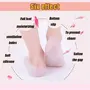 plenzo Anti Crack Full Length Silicone Foot Protector Moisturizing Socks for Foot-Care and Heel Cracks For Men And Women - (Free Size) (Pair of 1), 5 image