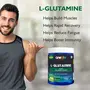 Onelife L-Glutamine 5000mg Post Workout Recovery Supplement For Muscle Building & Healthy Immune Function - 250gm Green Apple Flavour Variation Pack Of 2, 6 image