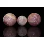 Pyramid Tatva Sphere - Rose Quartz Dark AAA Ball Size - (55 mm - 60 mm) 2-2.5 Inch Natural Chakra Balancing Crystal Healing Stone, 5 image