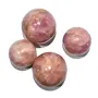 Pyramid Tatva Sphere - Rose Quartz Dark AAA Ball Size - (55 mm - 60 mm) 2-2.5 Inch Natural Chakra Balancing Crystal Healing Stone, 4 image