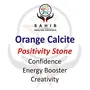 Sahib Healing Crystals Calcite Orange 50 Grams Tumble Stone for Reiki Vastu Correction and Wisdom, 2 image