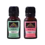 The Pink Knot Jasmine & Citronella set of two aromatic fragrant diffuser oil (15ml each)