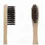 Movik Natural Biodegradable And Organic Bamboo Toothbrush For Men And Women (Set Of 4), 3 image