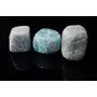 Pyramid Tatva Tumble - Amazonite 4 Pieces Natural Chakra Balancing Crystal Healing Stone, 5 image
