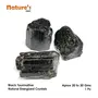 Nature's Crest Black Tourmaline Natural Energized Raw Rough Crystal for Vastu Healing Mediation Reiki & Pooja (20-30 Gms - 1 Pc), 3 image