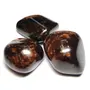 Nature's Crest Hessonite Garnet (Gomed) Tumbled Pebble Stones Tumble Natural Gemstones Crystal for Healing Reiki Aquarium Fillers Garden Decoration (1 Pc Pack), 2 image