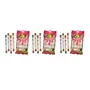 Peppal Fluffy Fruit Flavour Marshmallow - Set of 72 Pieces - 3 Packets [Marshmallow Sticks Candies]