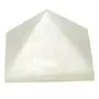 Nature's Crest White Aventurine Pyramid Natural Gemstone 1" 1 Pc for Metaphysical Energy Healing Meditation Chakra Reiki Tool Sacred Geometry Crystal Gemstone Altar Decor Spiritual Gifts