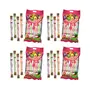 Peppal Fluffy Fruit Flavour Marshmallow - Set of 96 Pieces - 4 Packets [Marshmallow Sticks Candies], 3 image
